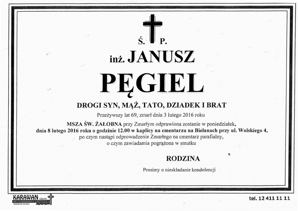 klepsydra Janusz Pęgiel